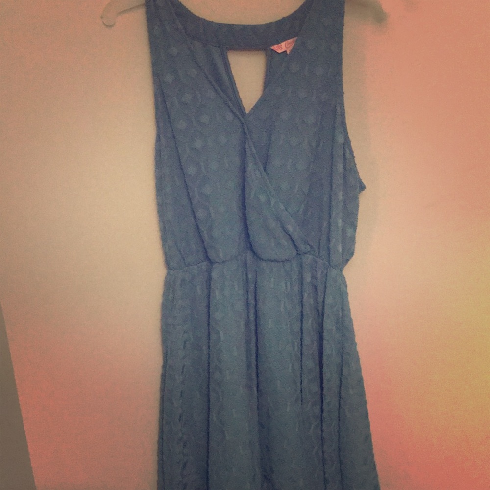 Blue dress